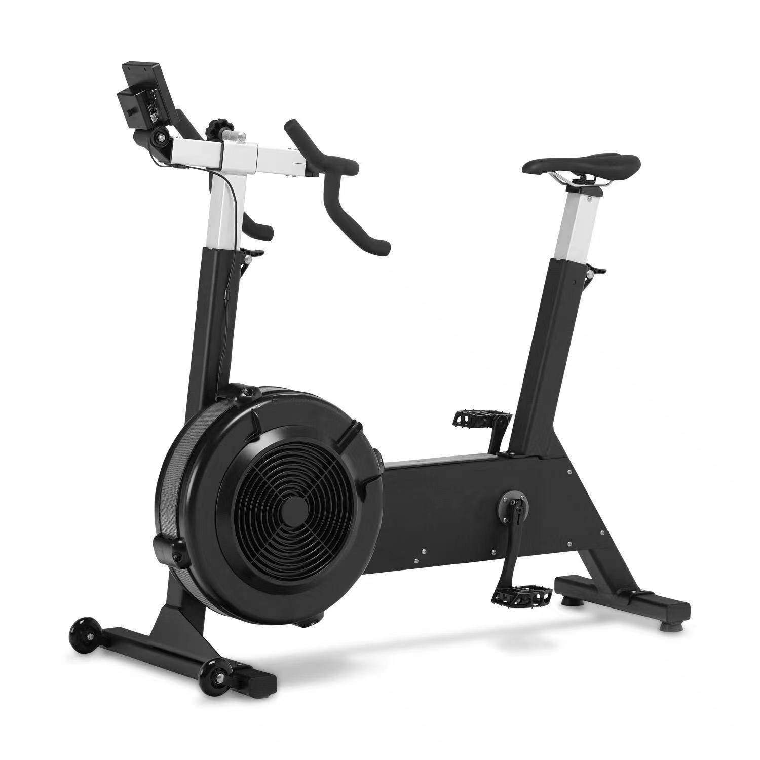 Factory wind resistance spinning bicycle commercial silent fitness equipment adjustable gym commercial wind resistance bicycle