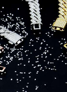 直销莫桑小圆形碎石莫桑石厘石GH人工宝石裸石可过测笔