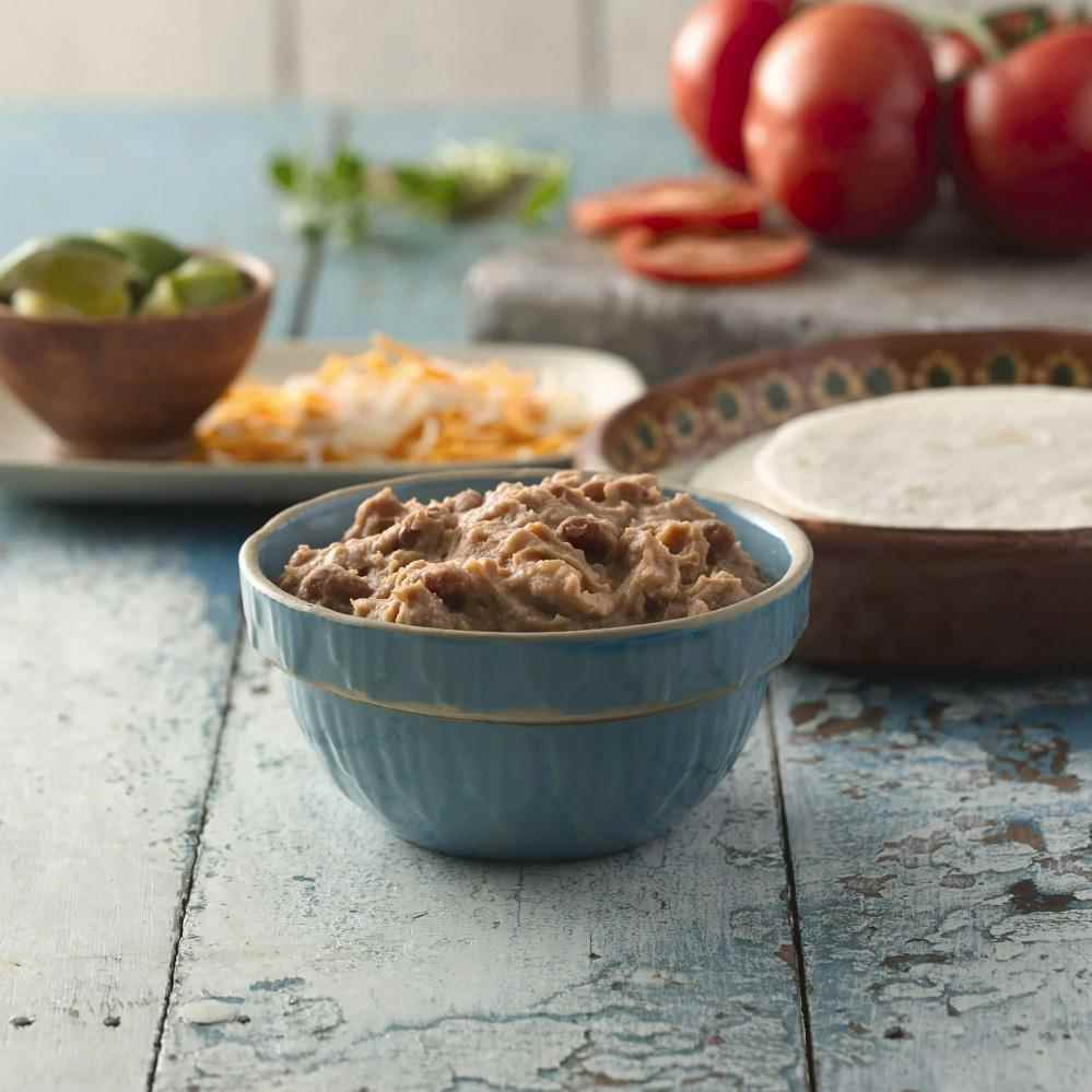 Old El Paso Refried Beans美国欧帕少脂香辣黑豆素食豆茸炒豆酱 - 图3