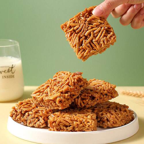 远帆老式沙琪玛硬脆酥萨其马琪玛小时候的传统怀旧零食品小吃整箱 - 图3