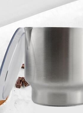 跨境分离式奶泡机起泡器搅拌杯咖啡冷热电动打奶器家用多功能