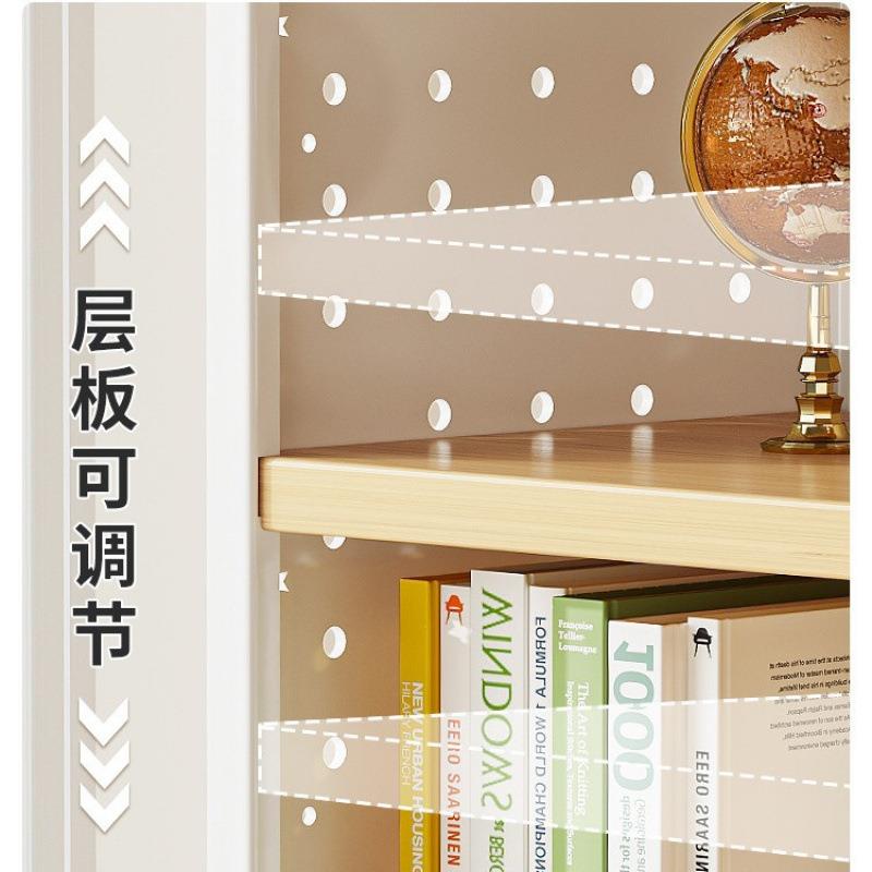 Desktop shelf desk bookshelves hole board home study desk multi-layer office station storage display rack