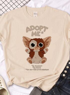 Gremlins top women Japanese t shirt female manga clothes