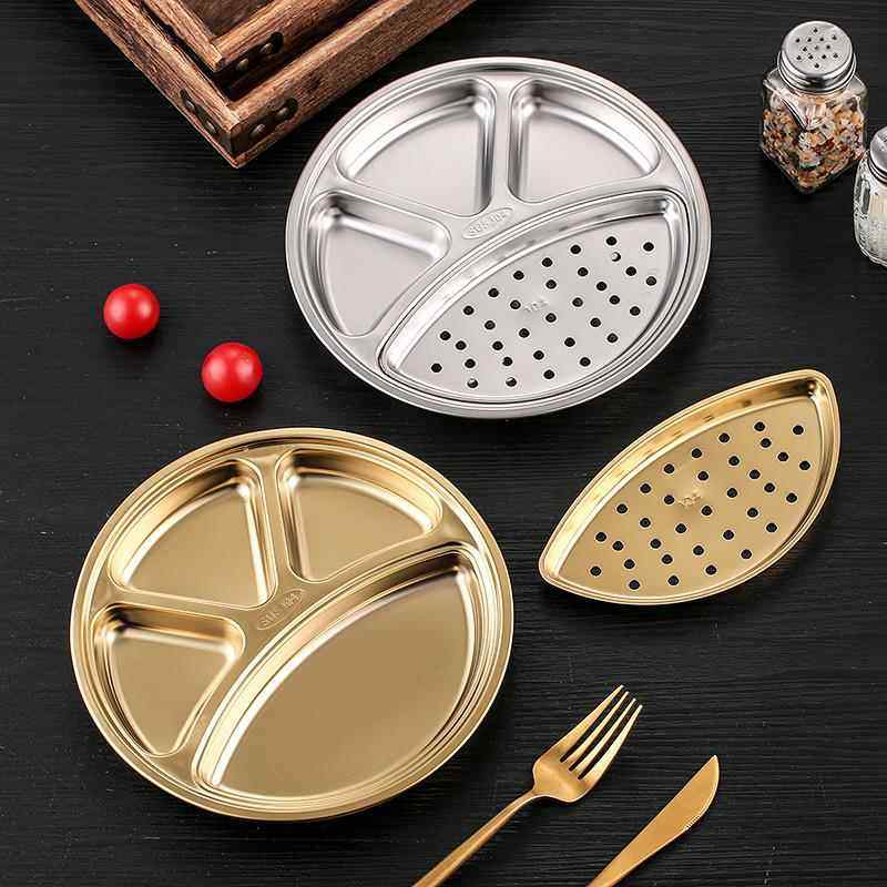 304不锈钢烤肉蘸料盘子韩式烧烤分格调料盘火锅酱料碟烤肉店餐具,淘宝优惠券,粉丝福利购,淘宝优惠卷