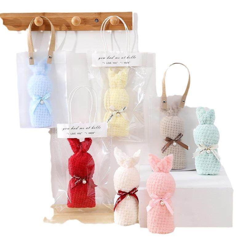 珊瑚绒小兔子造型毛巾伴手礼婚礼生日回礼喜铺店节日开业创意礼品,淘宝优惠券,粉丝福利购,淘宝优惠卷