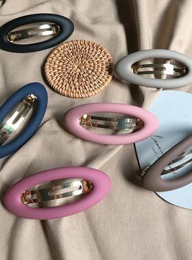 Fashion Matte Snap Hair Clips for Women Hairpin Hairclips Ha