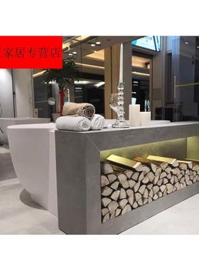 原木木桩子圆形小木头婚礼树桩围栏壁炉装饰道具木墩摆件大圆木桩