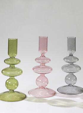 厂家直供简约欧式烛台家居浪漫装饰摆件拍摄背景道具