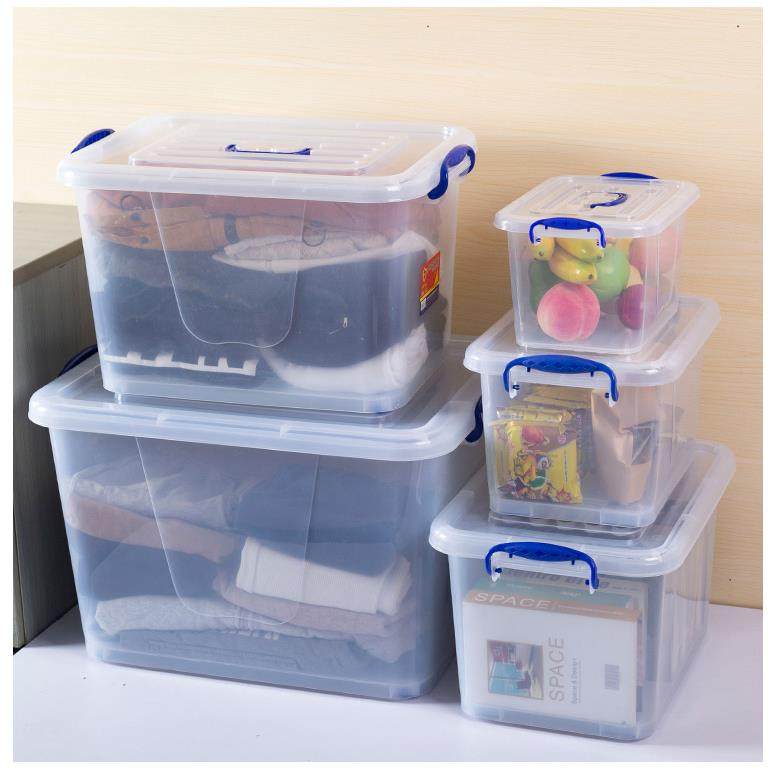 食品级透明加厚收纳箱塑料收纳箱整理箱大小号有盖滑轮胶箱收纳盒,淘宝优惠券,粉丝福利购,淘宝优惠卷