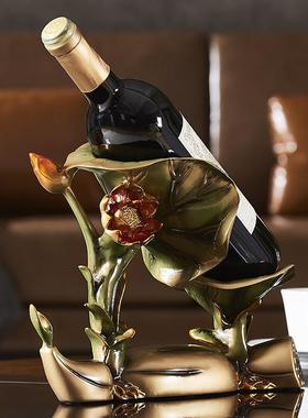 创意红酒家架摆件现代轻奢高摆档酒柜餐装饰品客厅桌展示55244036