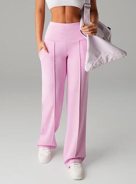 Women's Straight Leg Dress Flattering Cut Pants Pull On