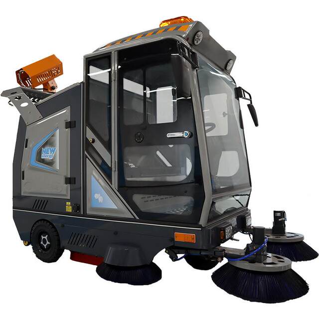 Little Hippo Electric Sweeper ຂັບລົດ Sweeper ກາງແຈ້ງພະລັງງານໃຫມ່ ສຸຂາພິບານຂີ້ເຫຍື້ອທໍາຄວາມສະອາດອຸດສາຫະກໍາ Sweeper