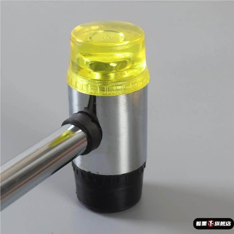 硅胶工具锤黑色正骨橡胶锤子橡皮锤弹力榔头实心中号双头木地板,淘宝优惠券,粉丝福利购,淘宝优惠卷
