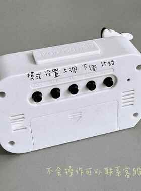 可爱闹钟夜光床头时钟学生宿舍多功能桌面台钟可计时静音