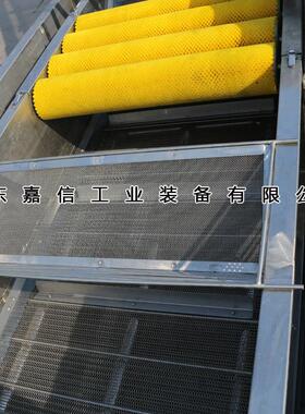 厂家供应果蔬清洗机压气泡喷淋清洗机多功能洗菜机环保