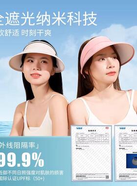 UPF50+ Summer Wide Brim Sun Hat for Women 2024 New Style UV