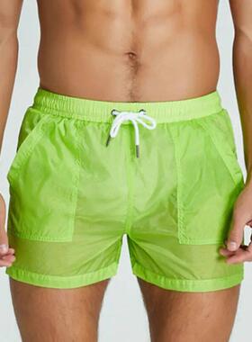 Transparent Swimwear Swimming Shorts Men