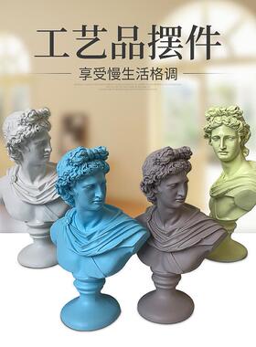 树脂工艺品摆件美大卫关雕像村艺术品装饰家NB875居电视柜玄式乡