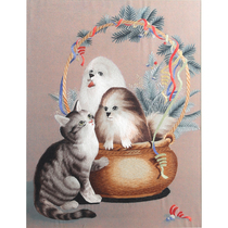 Embroidery handmade biking embroidered playful master works true silk Home Decorative Hanging Paintings Collection Gifts