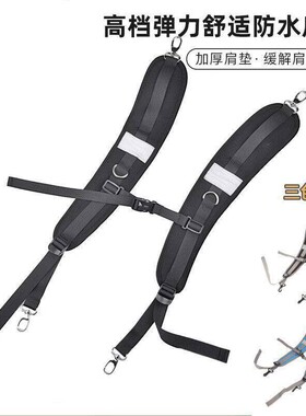 背包宽减震双肩包背带肩带舒适外出肩垫单弹性背骑行游泳包简易