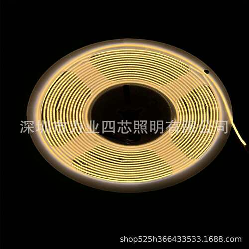新COB侧发光灯带单色 480灯8mm宽低压24vLED COB侧发光超薄灯条 - 图1