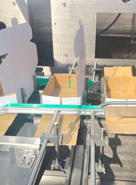新品现货飞机盒折盒机电子产品速自动折盒机瓦楞盒扣底折盒机