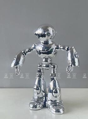 简约创部意树脂电镀机UTT器人摆儿件板房售楼酒店玄关童样房装饰