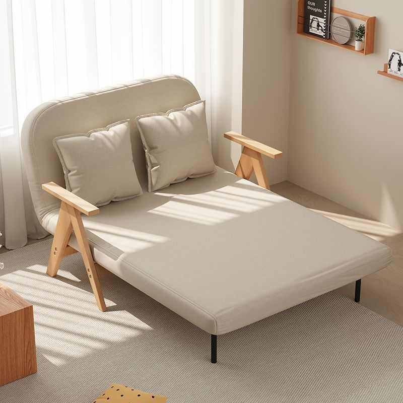 实木沙发床小户型沙发折叠两用卧室懒人多功能单人双人伸缩沙发椅,淘宝优惠券,粉丝福利购,淘宝优惠卷