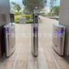 Factory entrance pedestrian passage bicycle lane swipe card face recognition access control attendance passage swing gate wing gate turnstile