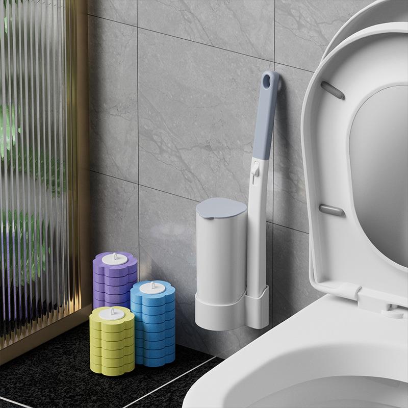 Disposable toilet brush for home use without dead ends 2026 new toilet brush head throwable wall-mounted cleaning artifact