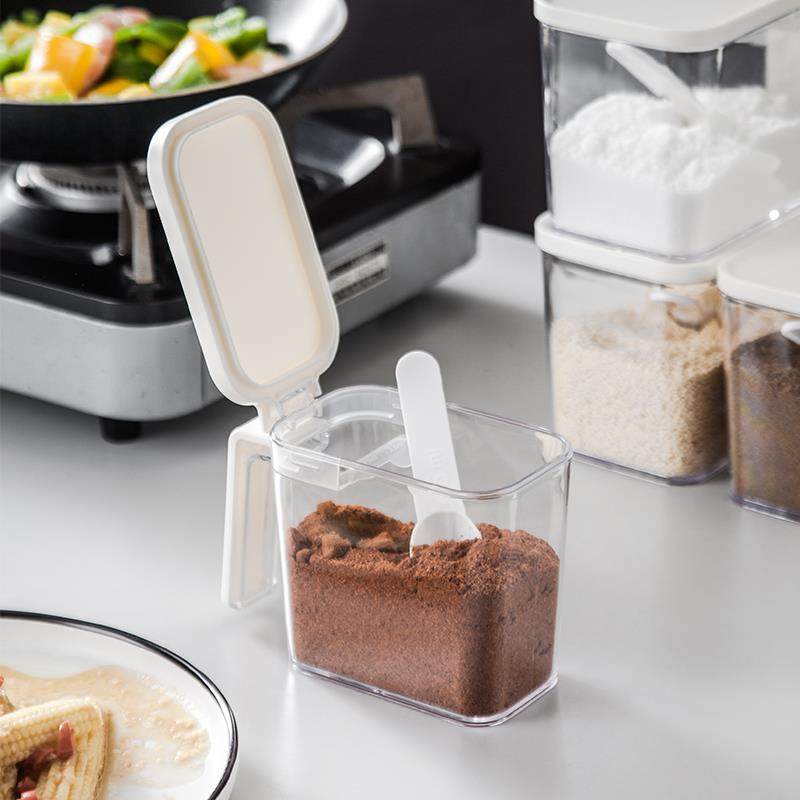 日式调料盒透明盐罐密封防潮盒子厨房收纳胡椒粉家用调味罐佐料盒,淘宝优惠券,粉丝福利购,淘宝优惠卷