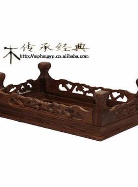 实木底托鸡翅木奇石底座红木雕刻底座佛像茶壶古董托家居装饰摆设