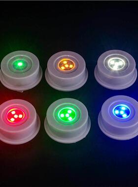 创意红酒和白葡萄酒瓶子显示特别水晶灯座单白光充电水晶发光灯底