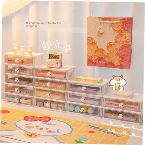 drawer storage cabinet wardrobe tv organizer box container - 图0