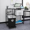 Multifunctional printer rack movable public rack copier shredder integrated floor stand