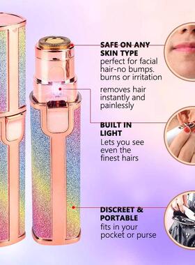 Electric Eyebrow Trimmer Epilator Body Facial Hair Remover
