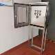 Stainless steel outdoor floor-standing distribution box electric charging column box construction site bracket monitoring instrument control box