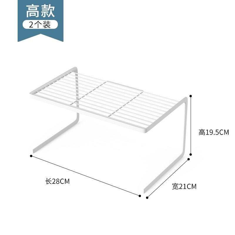 冰柜内置物架隔层架内部隔板分层碗碟架子收纳架冷柜冰箱网篮冷藏 - 图0