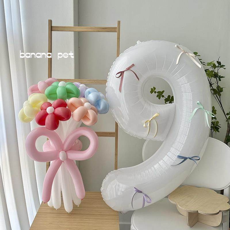 banana pet多巴胺长条气球蝴蝶结拉旗宠物猫咪狗狗生日小清新装饰,淘宝优惠券,粉丝福利购,淘宝优惠卷