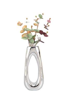 简约现代电镀树脂花器摆件样板间售楼处家居客厅桌面软装饰品