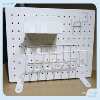 Table storage hole board, no need to punch the shelf hole, electric 02 brain table, iron art decorative bookshelf, creative hole board