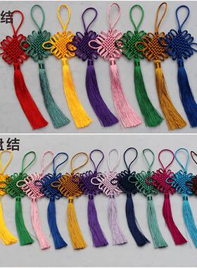 手工黄色中国结门上挂件小如意结小号新中式挂饰客厅对门大号中号