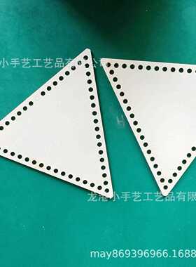 新款直销新款热销跨境木板十字绣固定框 DIY圆形椭圆木制带孔方形
