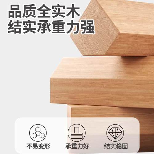 实木小凳子家用矮凳小板凳客厅老式板凳茶几沙发凳圆凳方凳木头J^ - 图2