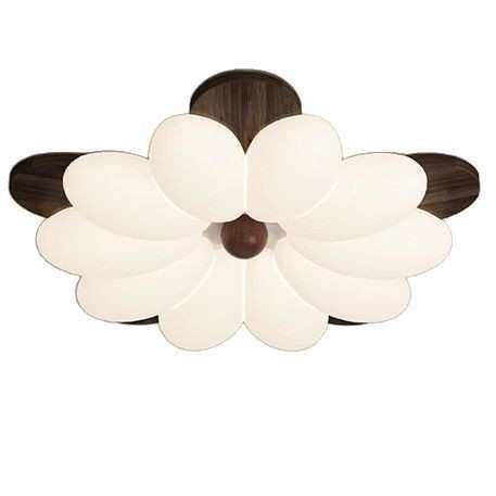 中古风客厅灯2025新款胡桃木纹花朵吸顶灯新中式主卧室灯中山灯具,淘宝优惠券,粉丝福利购,淘宝优惠卷