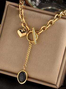 欧洲和美国的爱吊坠简单项炼多功能项炼的妇女