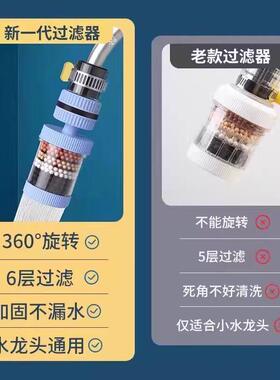 2026新款过滤器自来水外置过滤器德国精工过滤棉通用接口净水防溅