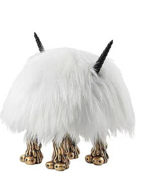 现代样板间人型摆件卡通小花猫几何个性轻奢客厅酒柜电视柜装饰品