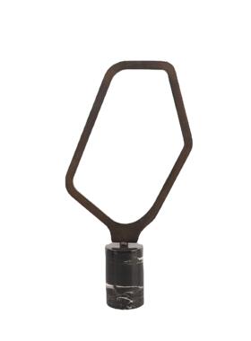 现代简约大理石金属几何艺术摆件客厅电视柜酒店样板间家居装饰品