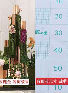 塑料加厚金银色金属防水铝箔广告刻字即时贴自粘墙纸家具翻新贴纸